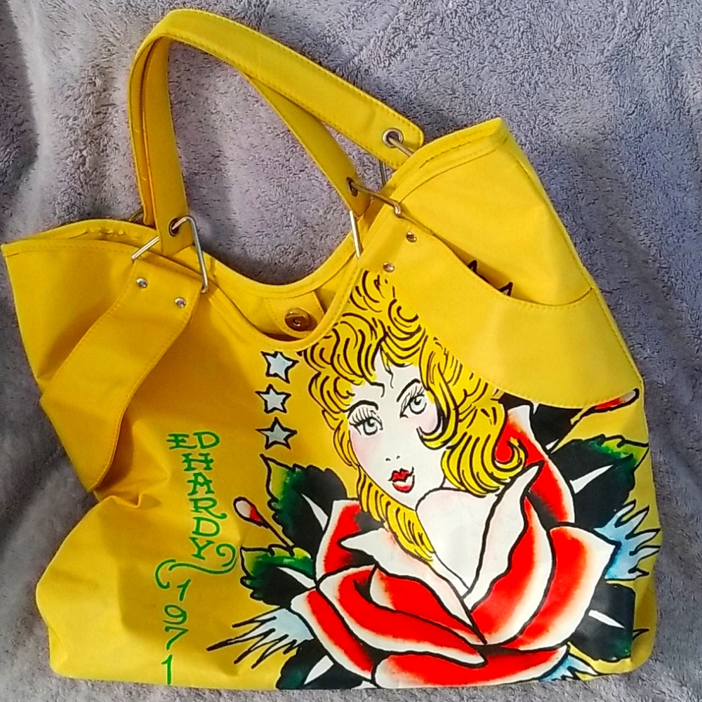Ed hardy beach tote/oversize bag